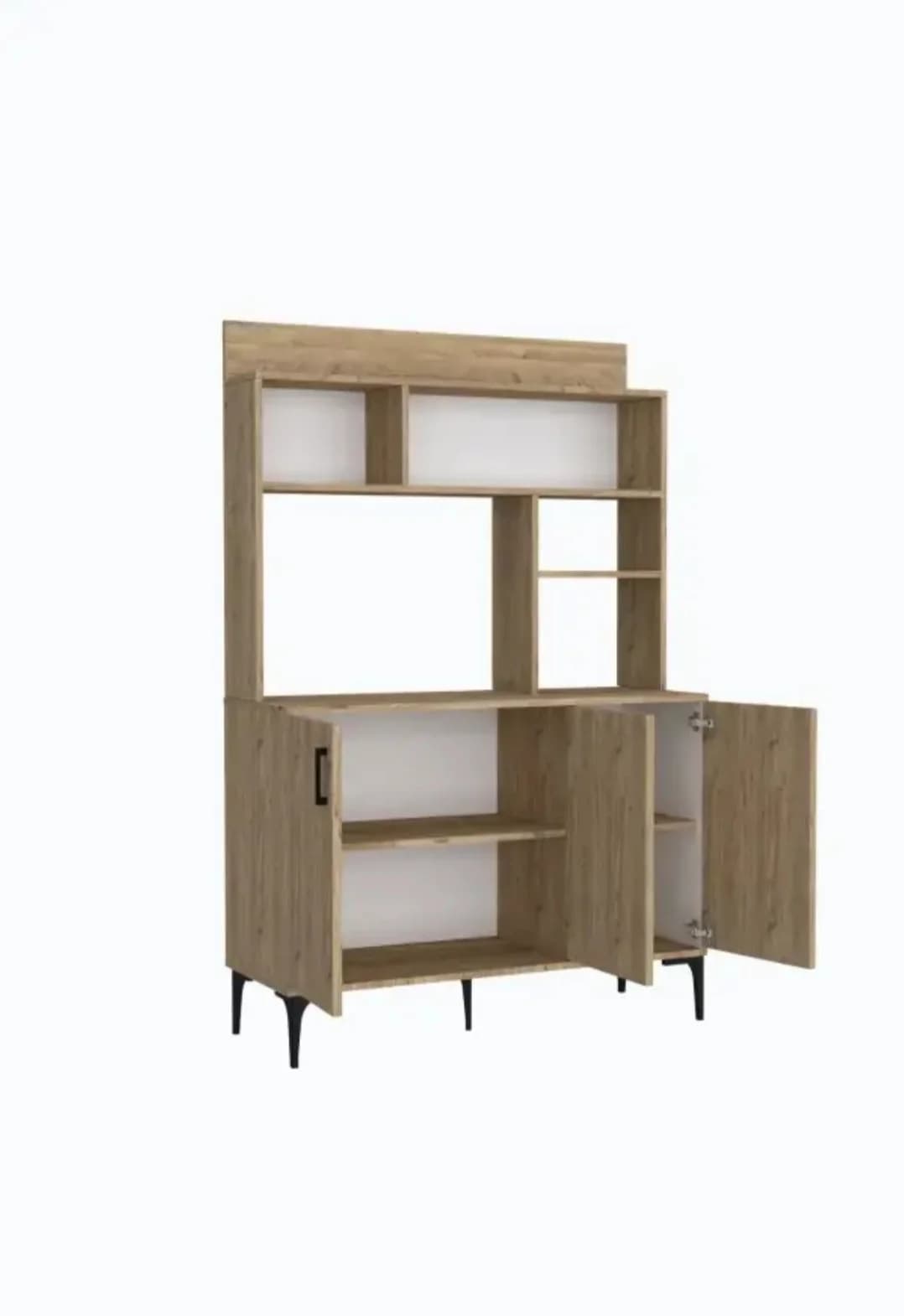 Mətbəx üçün bufet SO005, laminat, bej, 182x120x35 sm — image 5