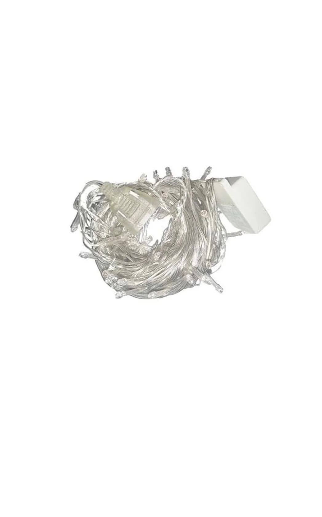 LED çələng, 10 m, şəffaf