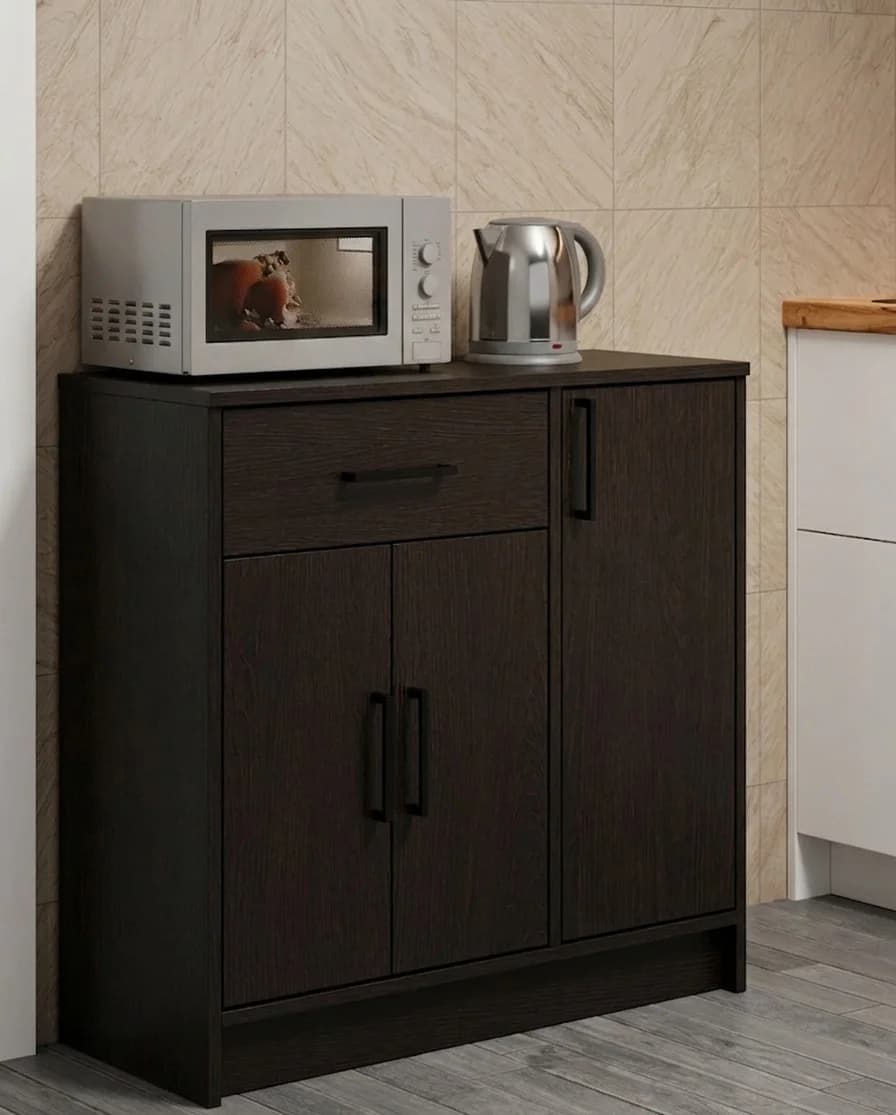 Mətbəx üçün komod MB1, laminat, venge, 75x30x73 sm
