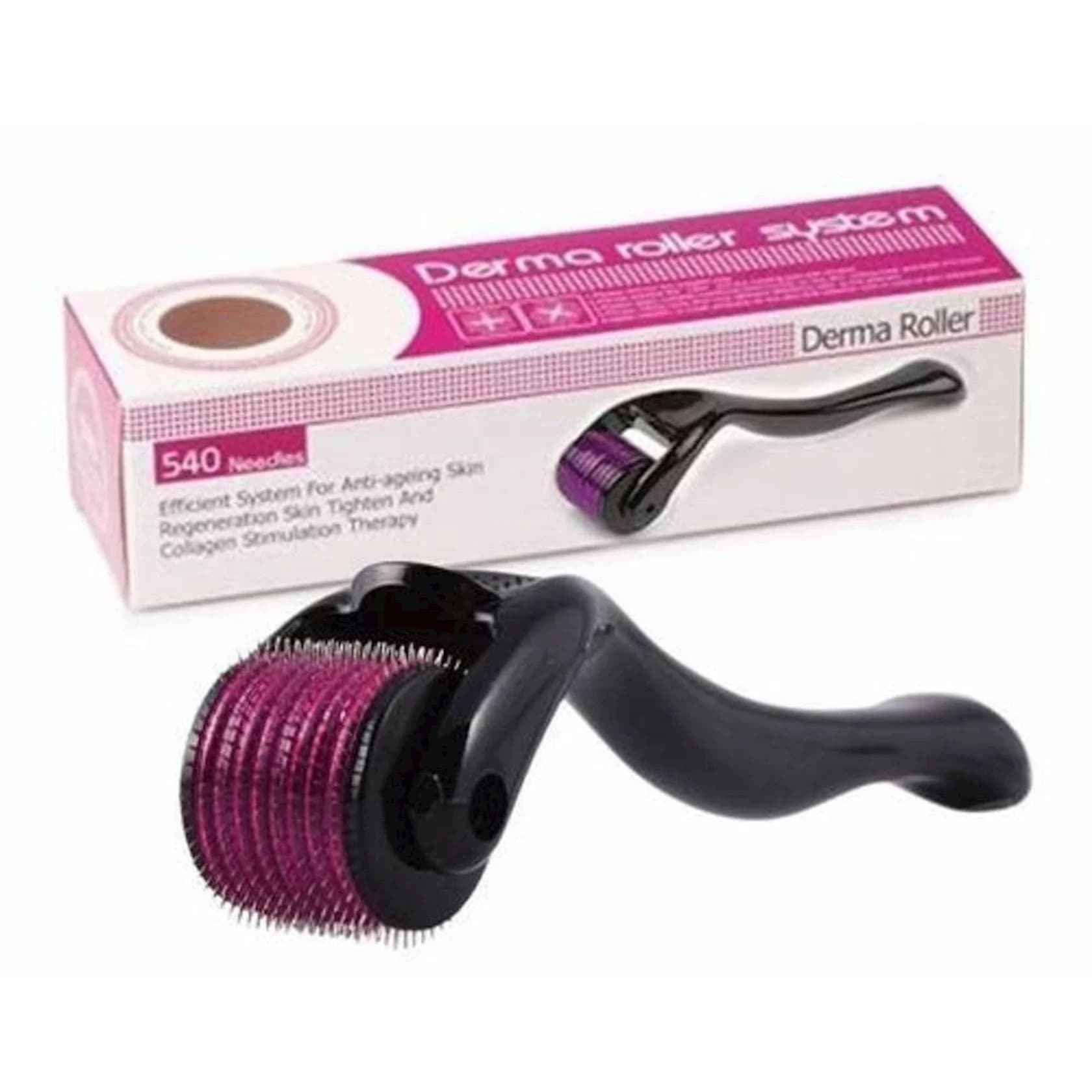 Mezoroller üz və bədən üçün DRS Derma Roller, 540 iynəli (6902540752583) — изображение 5