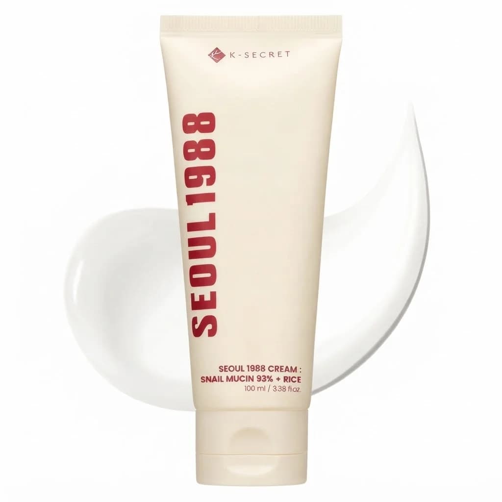Üz kremi, K-Secret Seoul 1988, 100 ml, Nəmləndirici, Elastiklik əlavə etmək, Salyangoz Mühiti