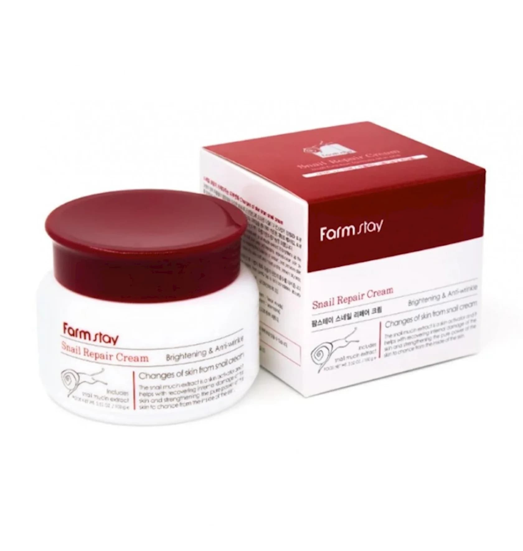 Bərpaedici krem FarmStay Snail Repair Cream 100 ml
