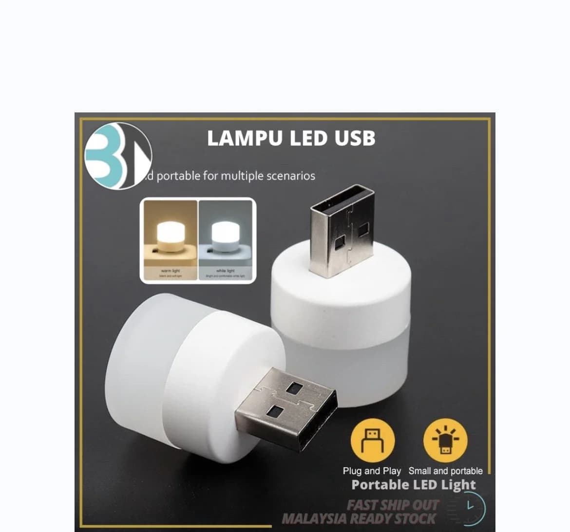 LED lampa USB Power97