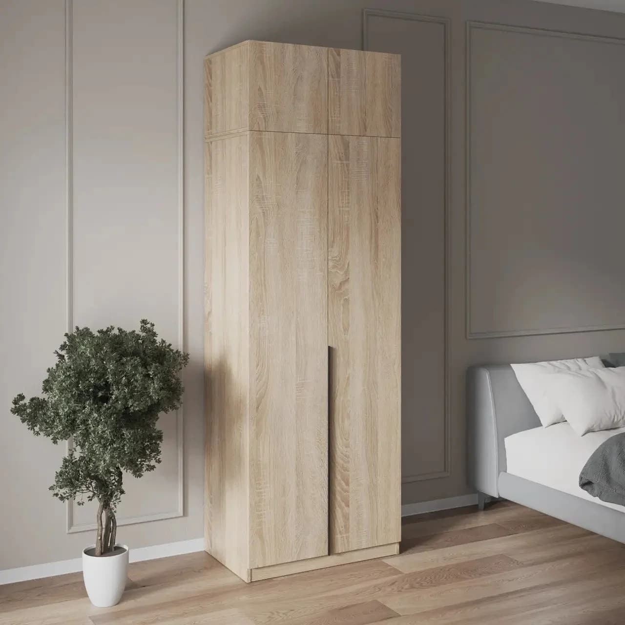 Şkaf Yagmur, laminat, sonoma, 240x80 sm