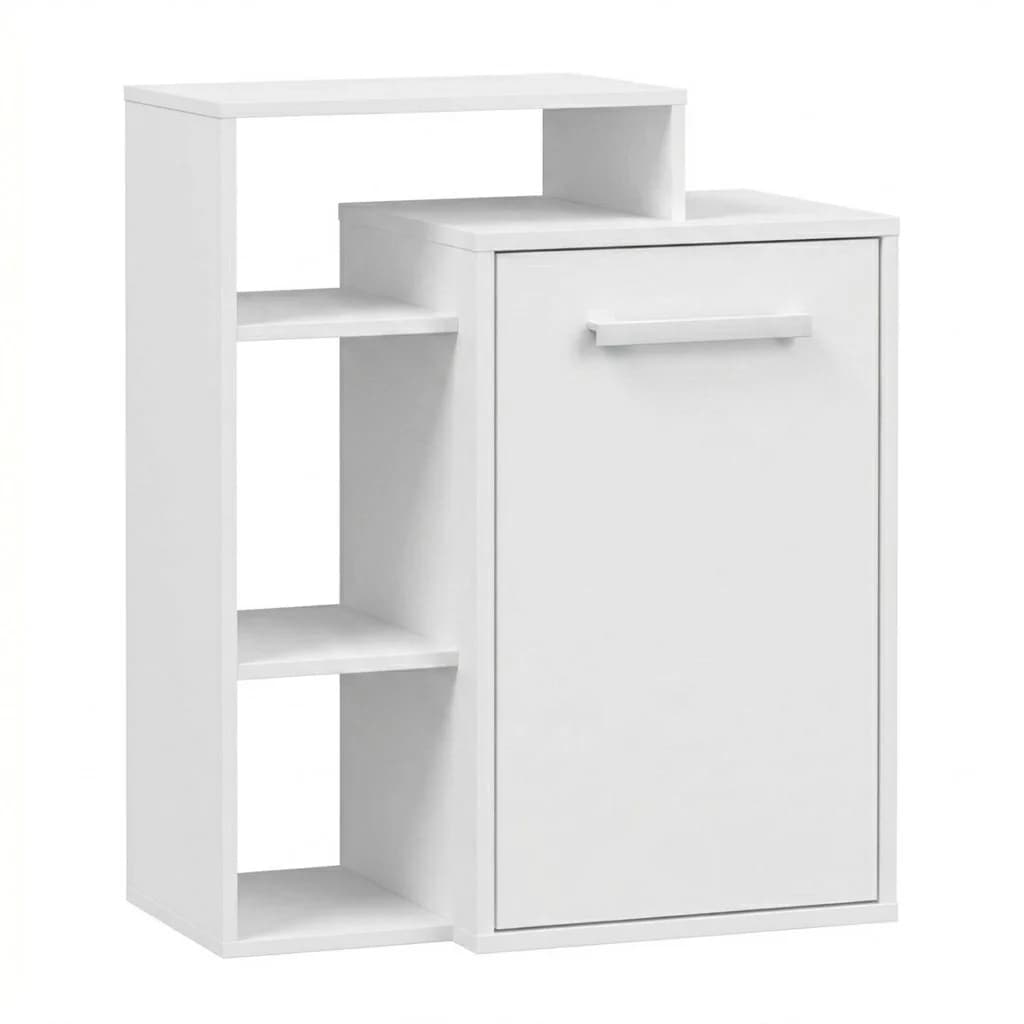 Tumba ayaqqabılar üçün MB2, laminat, 85x85x35 sm, ağ