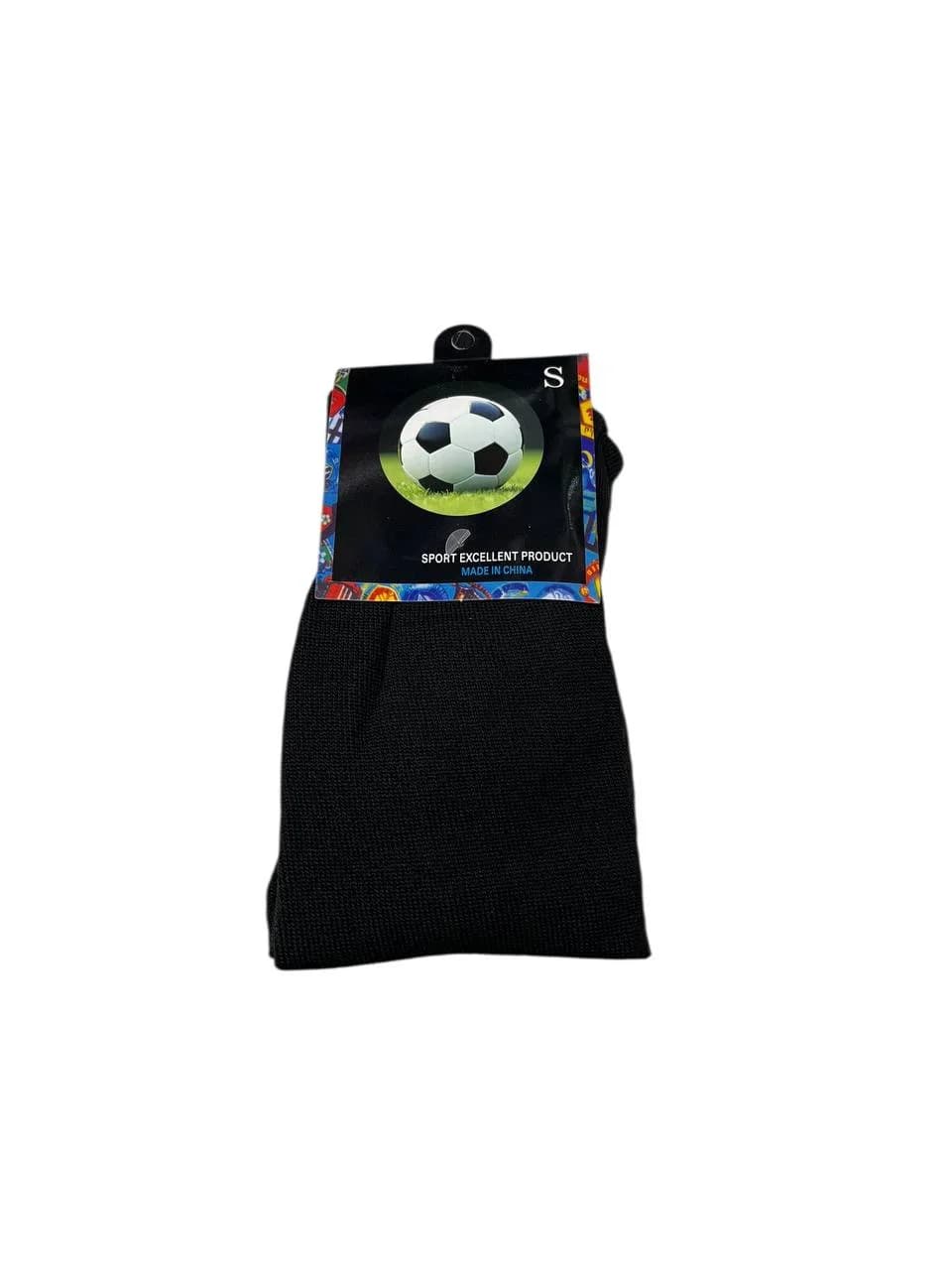Uşaqlar üçün futbol corabı, poliester, qara