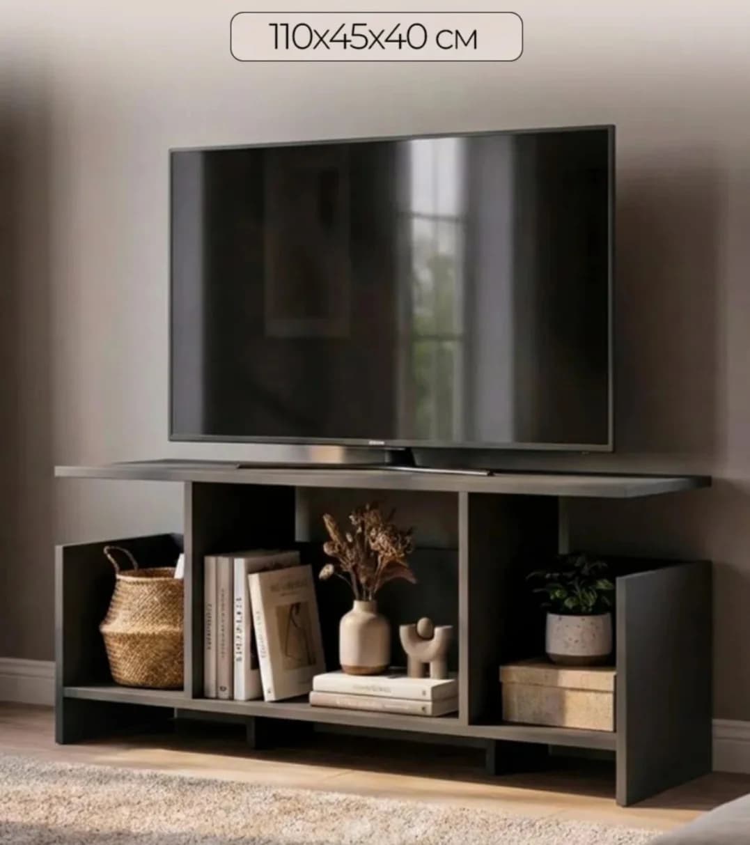 Tv üçün tumba SO0019, 100x45x40 sm — изображение 4
