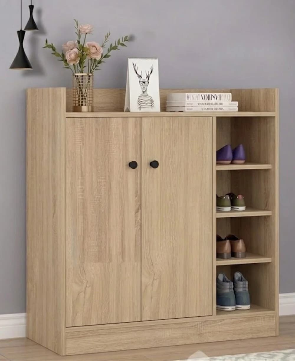 Ayaqqabı üçün tumba MB3, laminat, sanoma, 90x90x35 sm