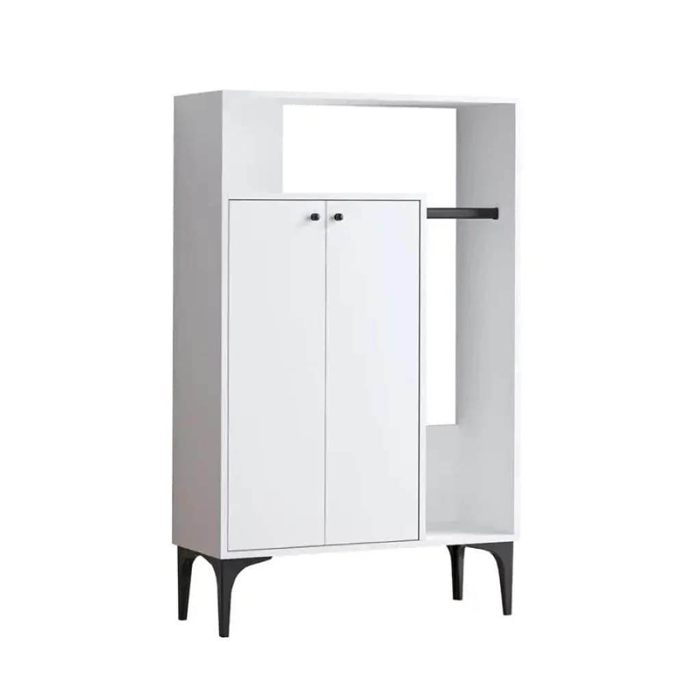 Çoxfunksiyalı dolab SO042, ağ, laminat, 145x9040 sm — image 3