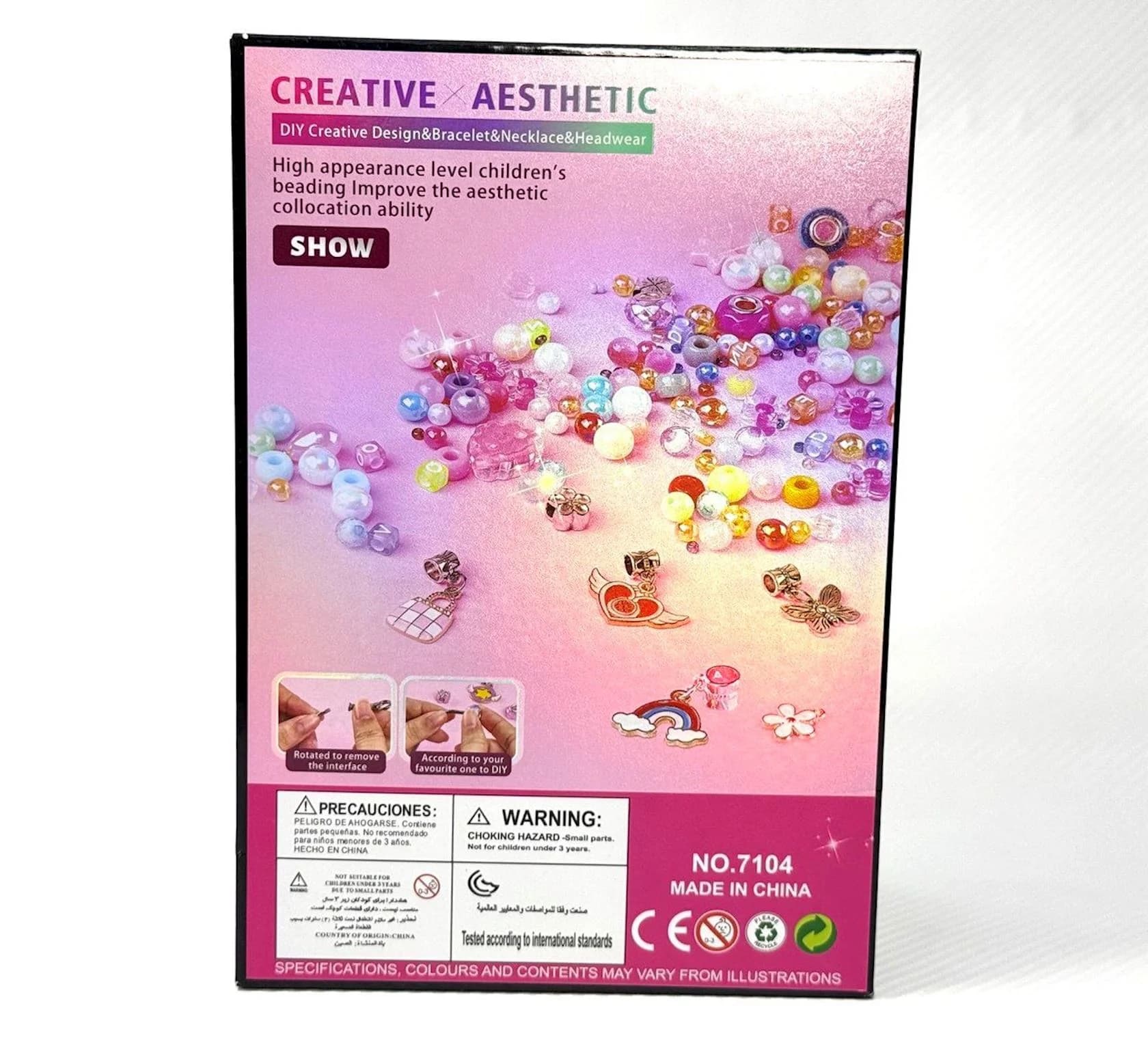 Qolbaqların hazırlanması üçün dəst 7104 Sparkle Bella 3 in 1 — şəkil 2