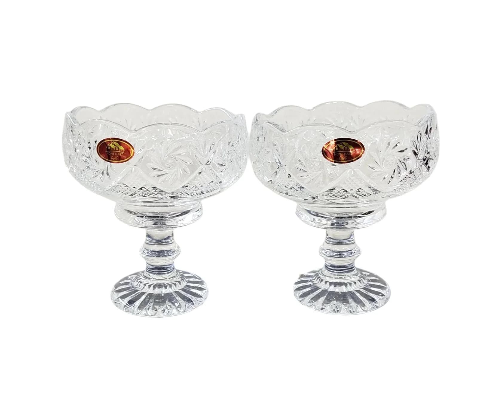 Dondurma qabı dəsti Berlin Glass B-0141, 2 əd, şəffaf