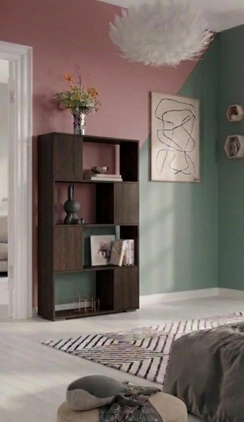 Stellaj MB 1, laminat, venge, 180x120x40 sm
