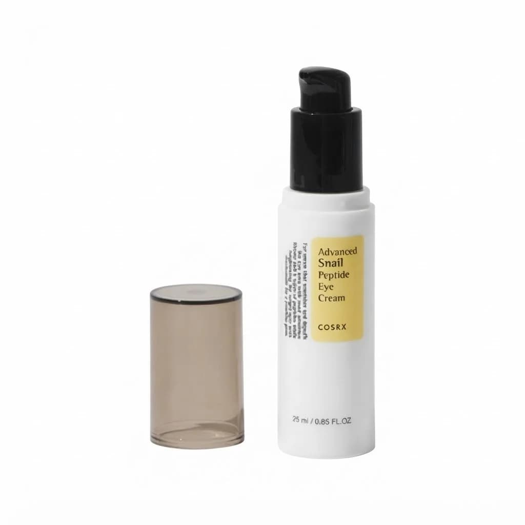 Göz ətrafı qulluq vasitəsi, COSRX Advanced Snail Peptide, 25 ml, Qırışlar, Şişkinlik, Quruluq, Universal