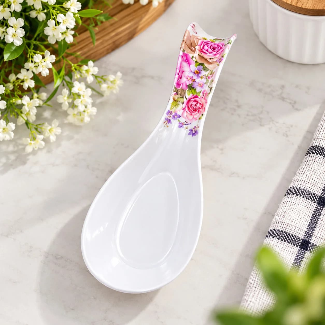 Qaşıq alıtlığı 2788121, ağ, plastik, 1 əd