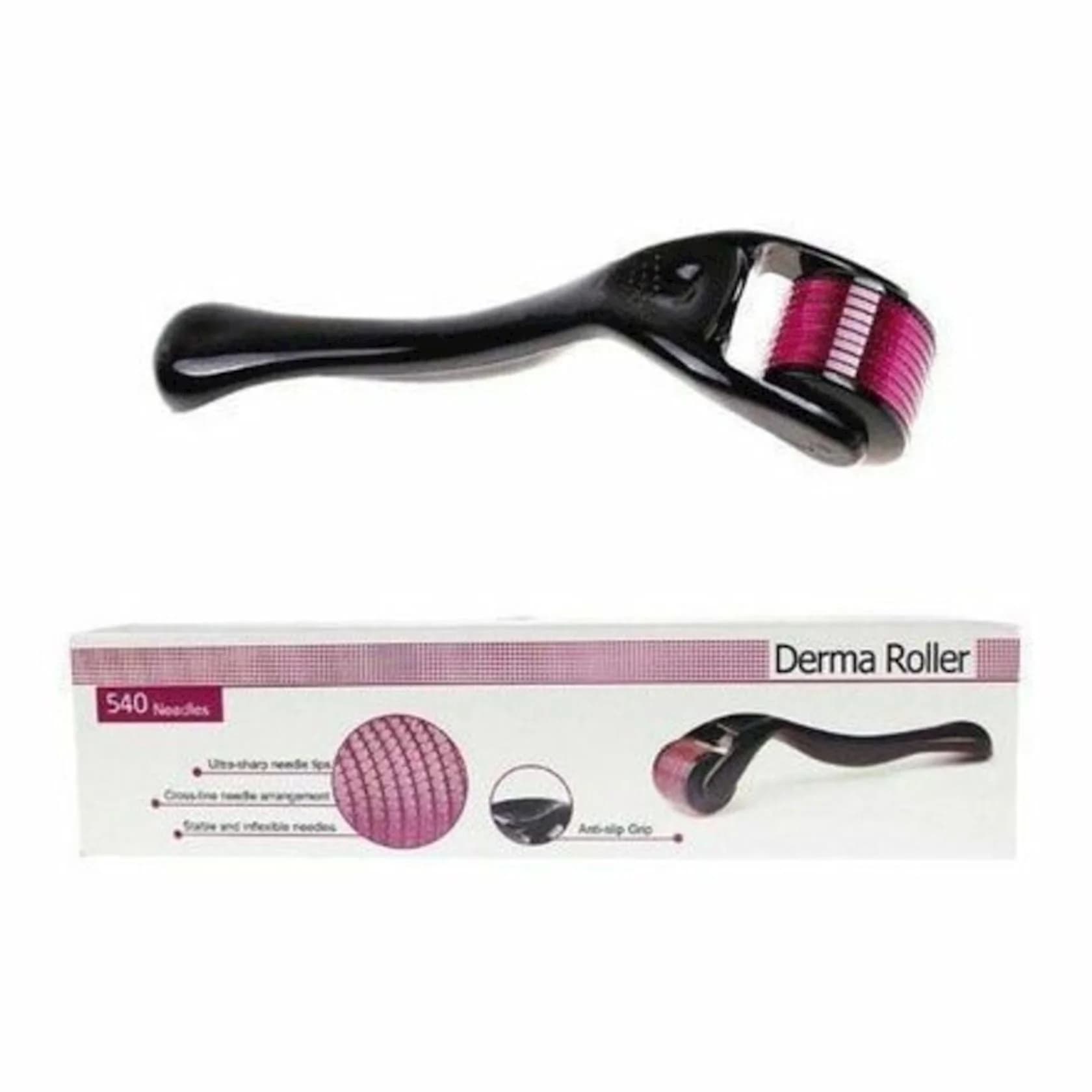 Mezoroller üz və bədən üçün DRS Derma Roller, 540 iynəli (6902540752361) — изображение 5