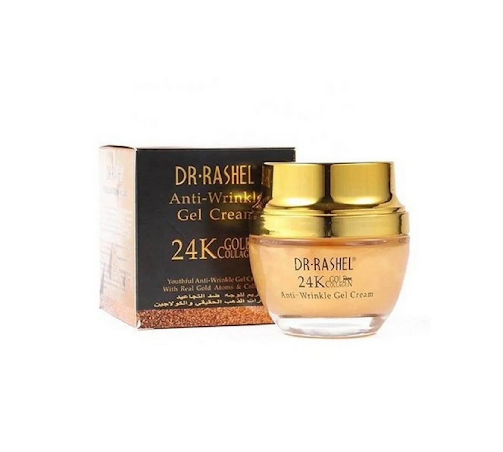 Qırışlara qarşı gel-krem Dr.Rashel 24K Gold Collagen 50 ml