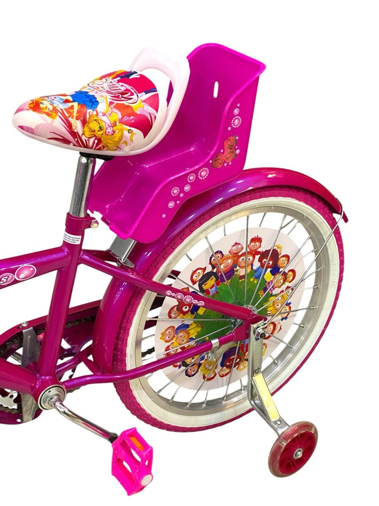 Uşaq velosipedi Lucky Kids Winx 20", çəhrayı — image 6