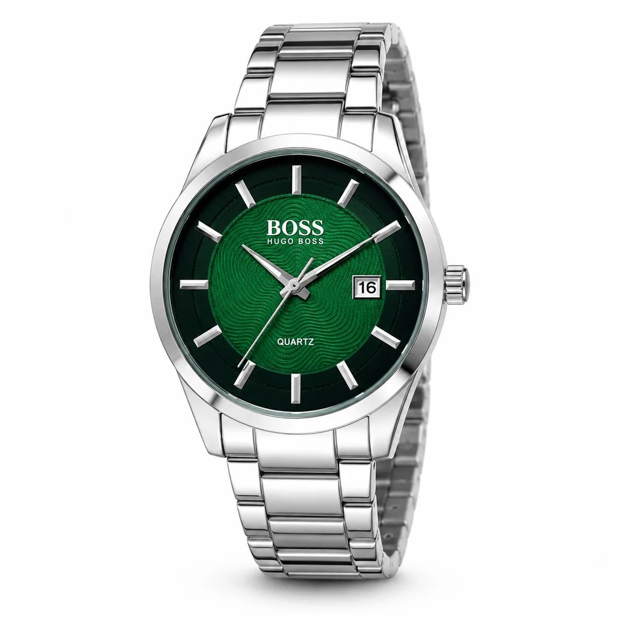 Qol saatı kişilər üçün Silver/Green