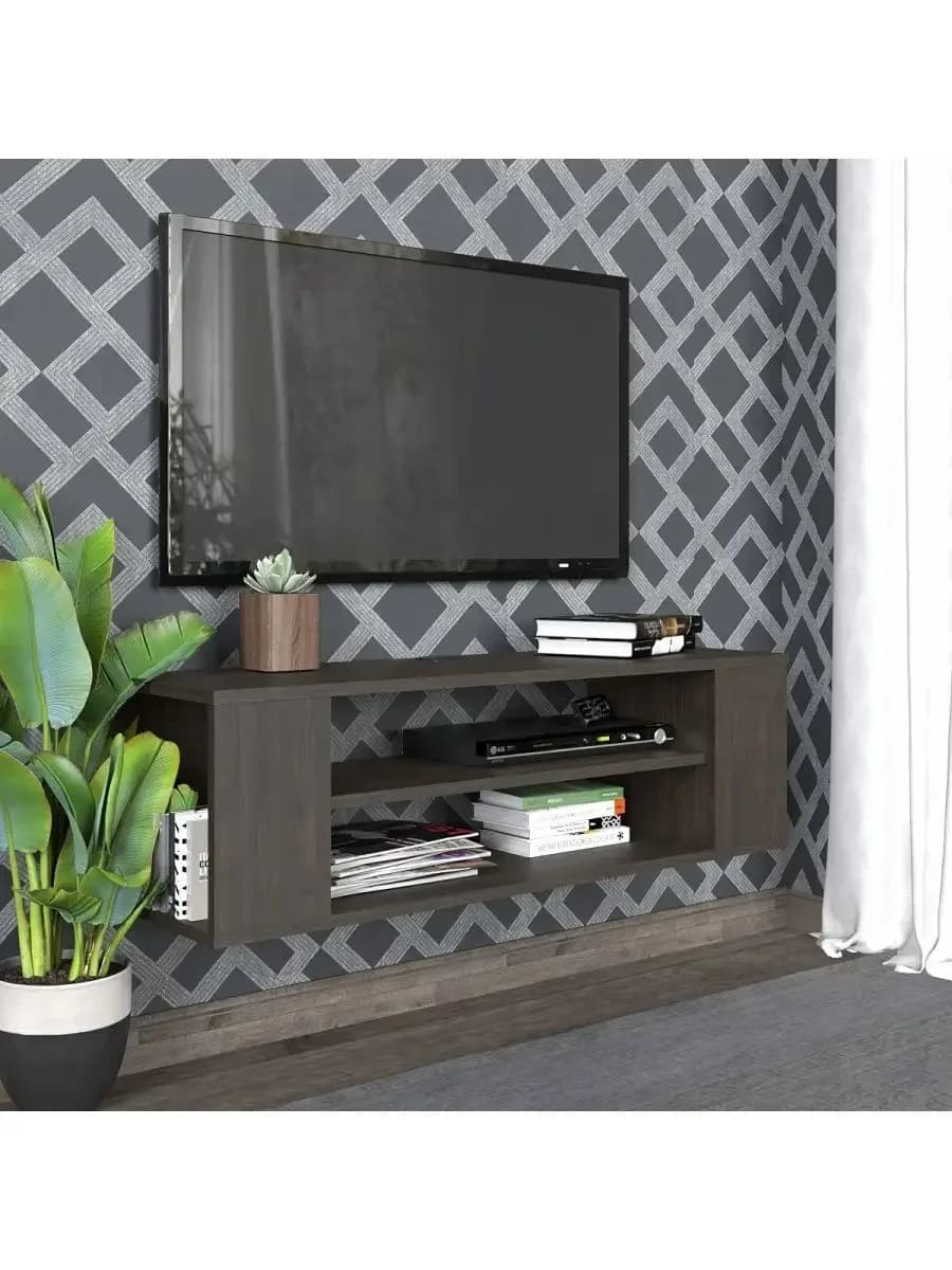 TV üçün tumba 17, laminat, venge, 30.1х28.8х100 sm — image 4