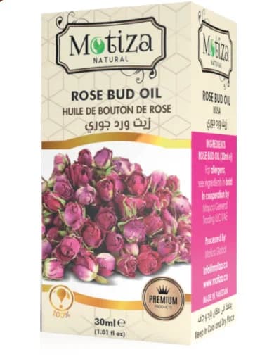 Qızılgül qönçəsi yağı Motiza Natural 30 ml