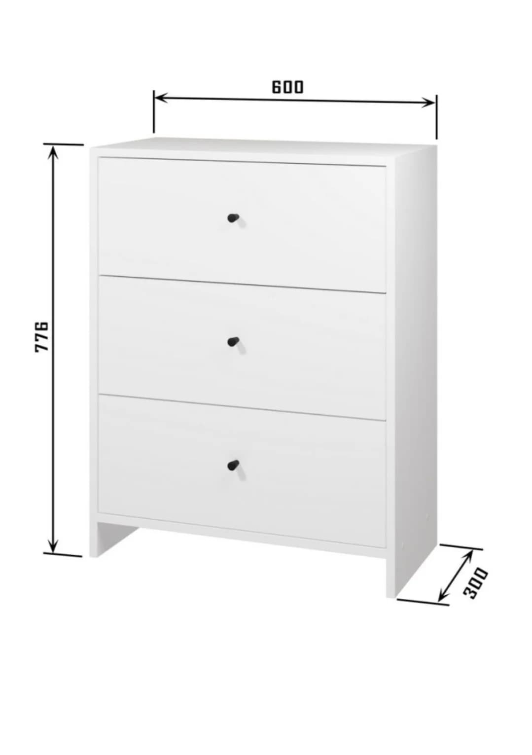 Komod SO50, laminat, 77х30х60 sm — изображение 2