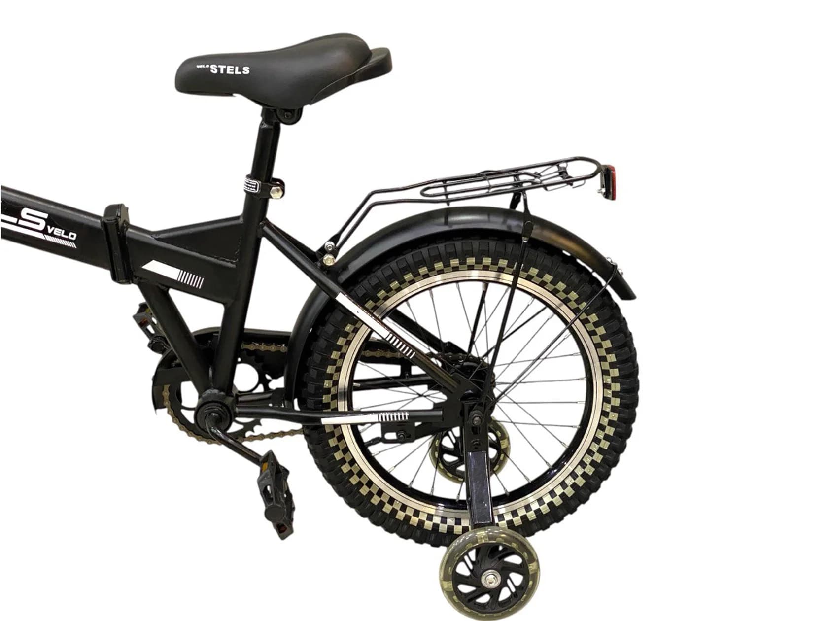 Qatlanan velosiped Stels 16", qara — image 4