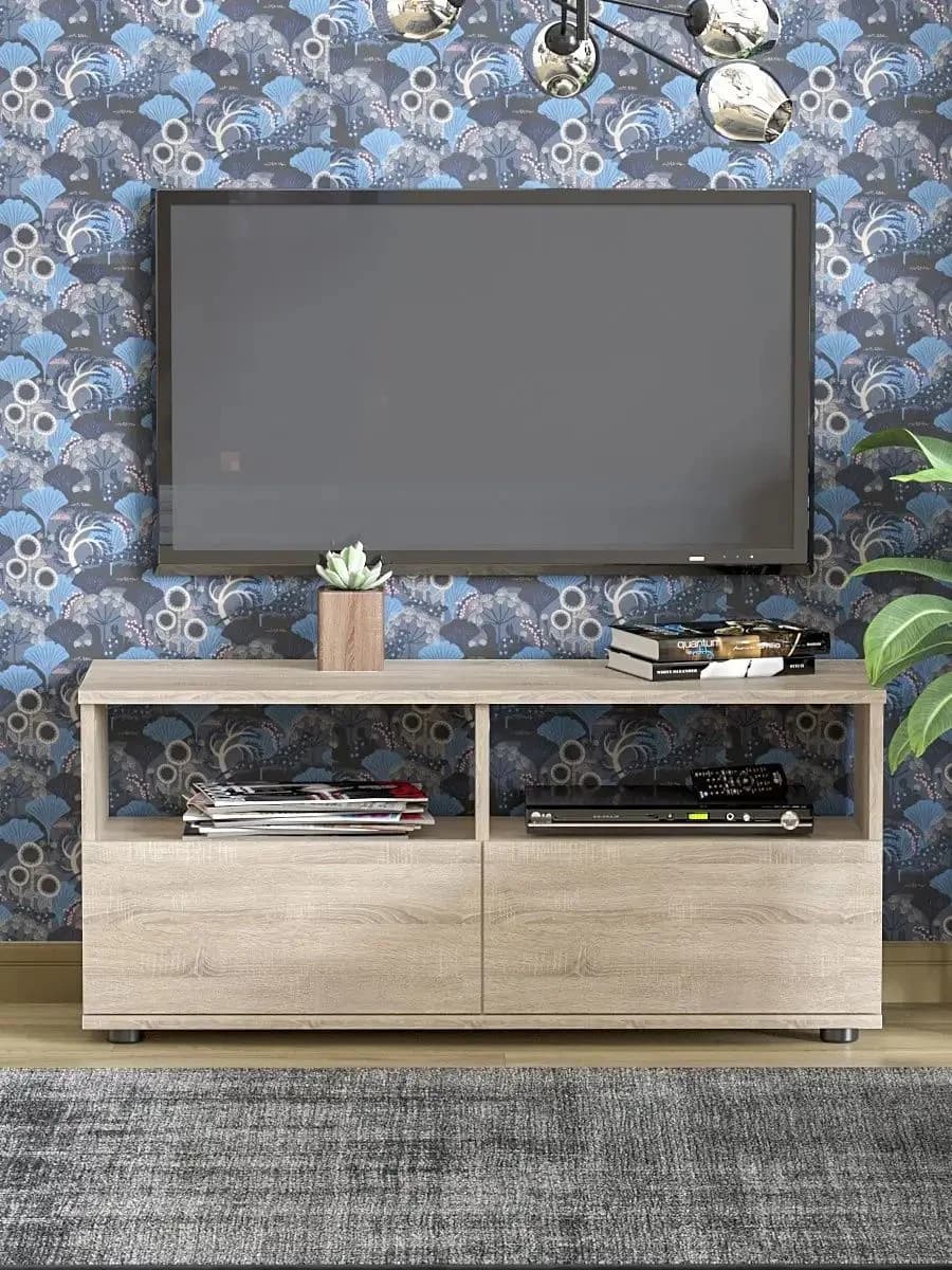 TV üçün tumba 15, laminat, sonoma, 45.1х31.8х100.4 sm — image 2