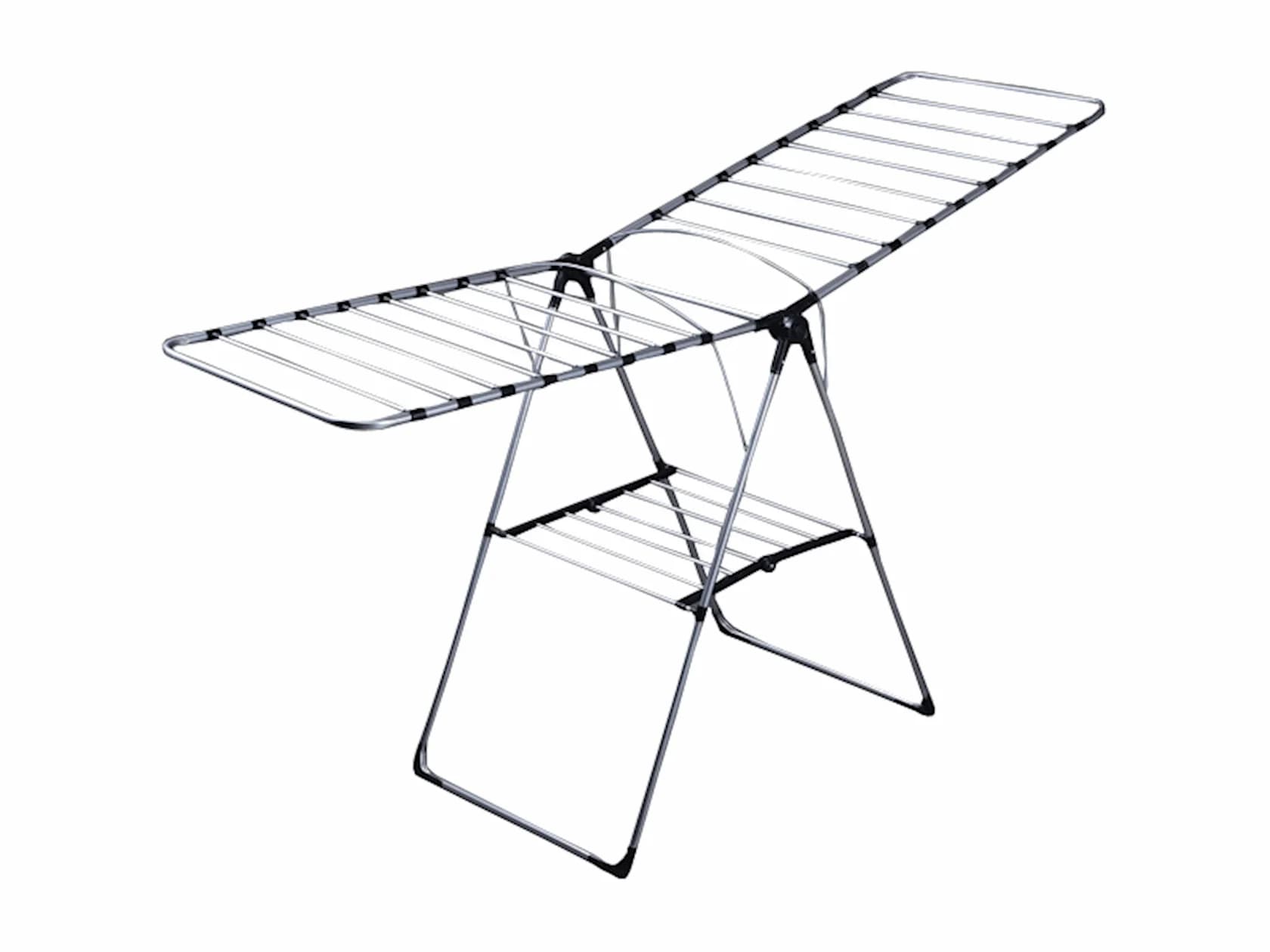 Paltar üçün quruducu Kanat Massima Eco MA-646, alüminium, gümüşü/qara, 63x108x30 sm