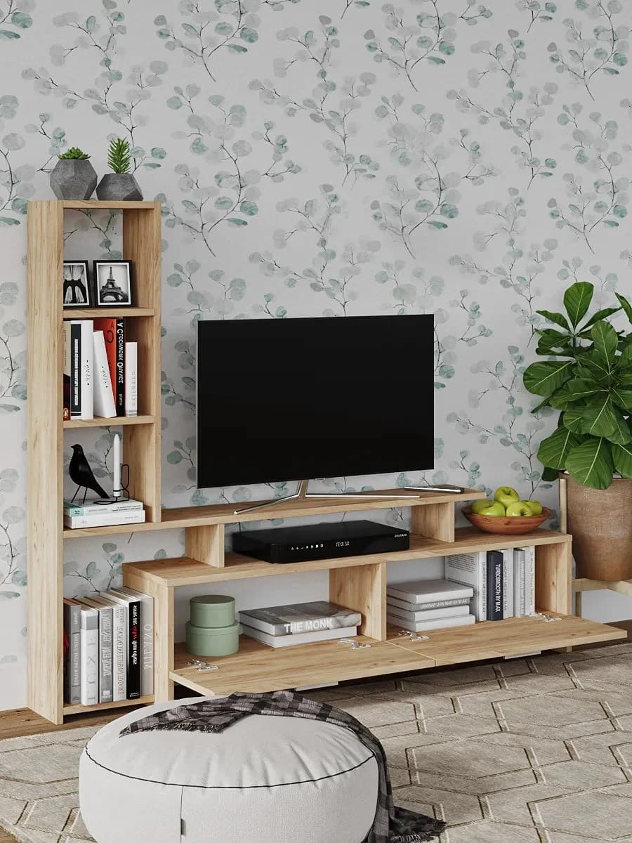 TV üçün tumba Yagmur, laminat, votan, 135x25 sm — image 4