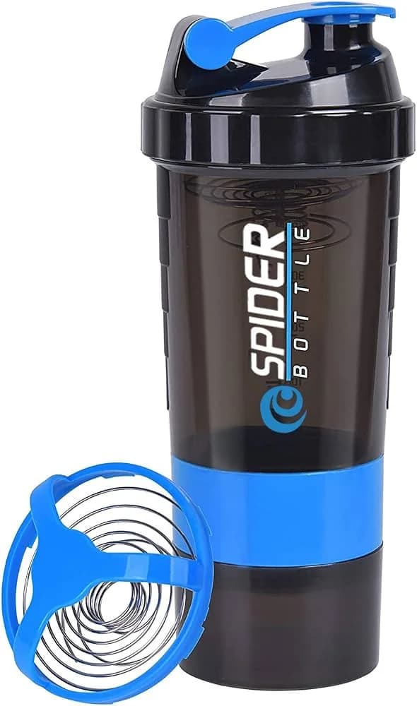 Şeyker Spider bottle göy, 500 ml, Qida plastiki, Tritan, Waterproof, Şeyker qapaq tipi — şəkil 7