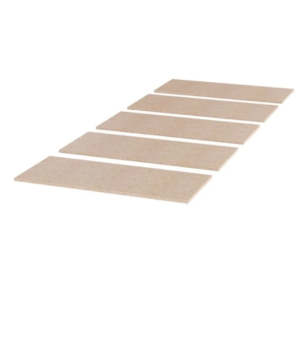 Bir yarımlıq çarpayı, laminat, ağ, 200x140 sm — image 3