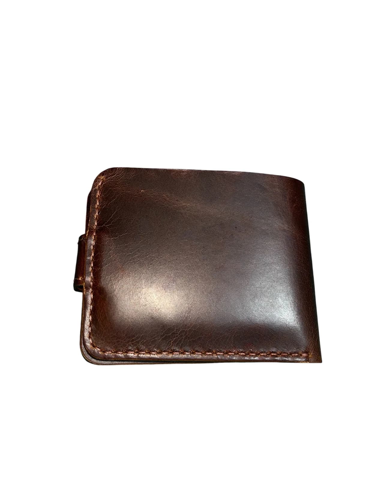 Kişilər üçün pulqabı S-96, tünd qəhvəyi, təbii dəri, 11x8.5 sm — şəkil 2