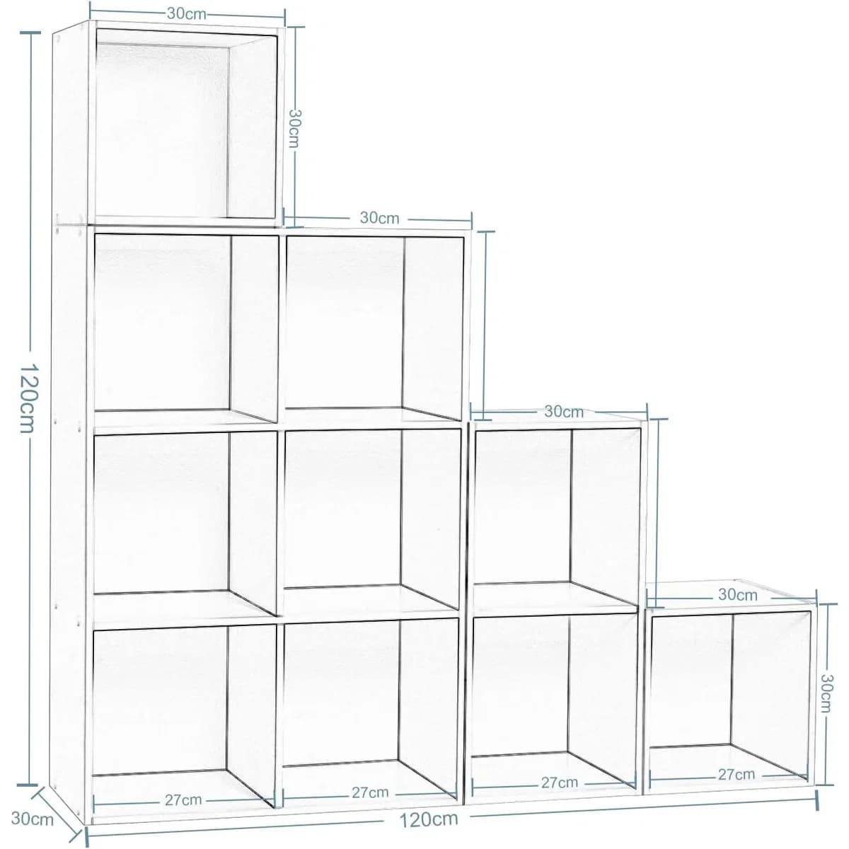 Uşaq otağı üçün rəf Elegant Wood ZARR098 — şəkil 6