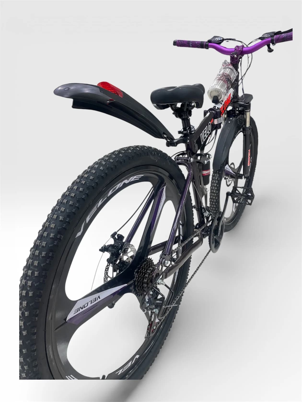 Velosiped Velone 29, qara/qırmızı — image 2