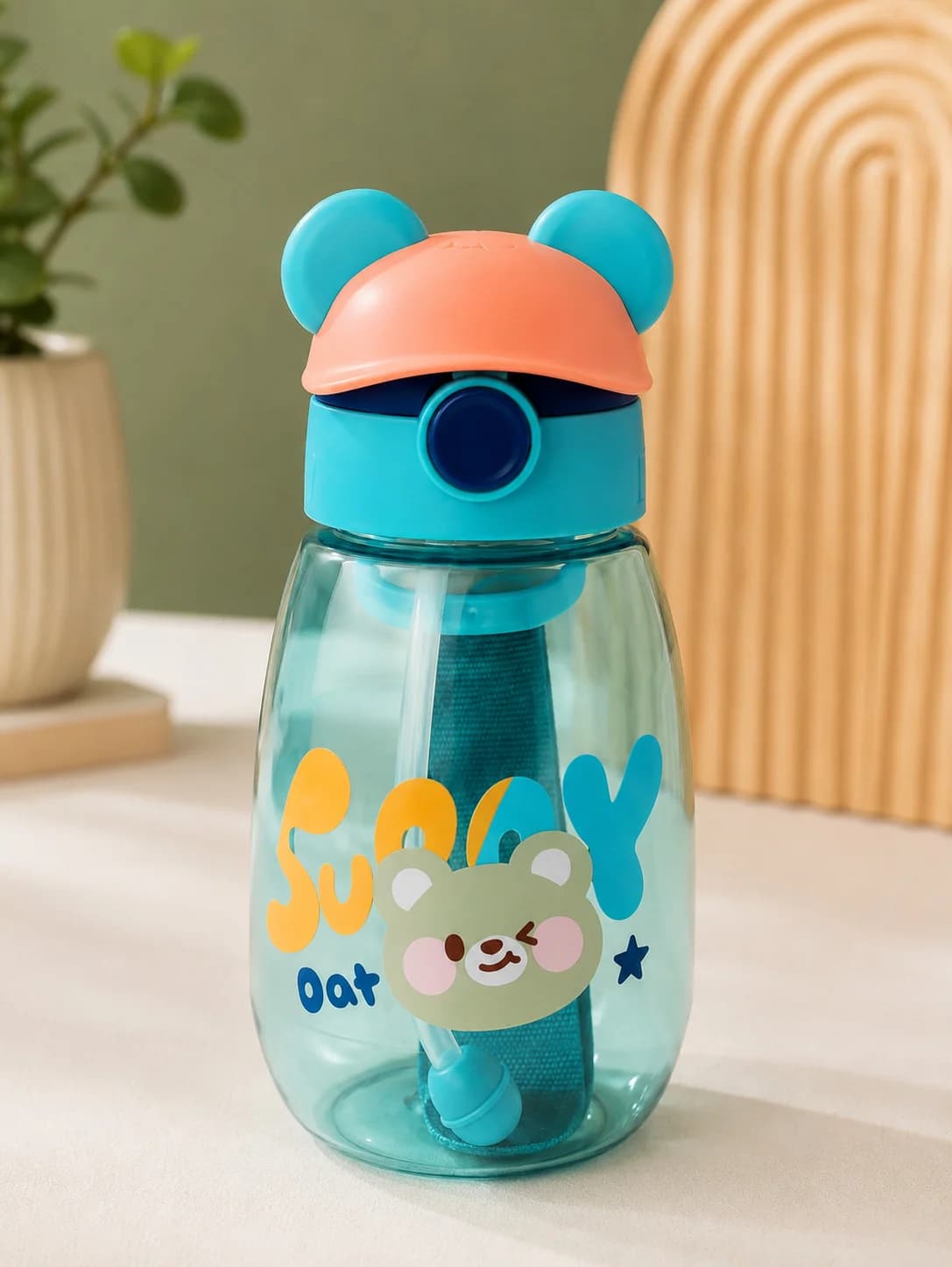 Su qabı uşaqlar üçün, 0.55 l, akril, mavi