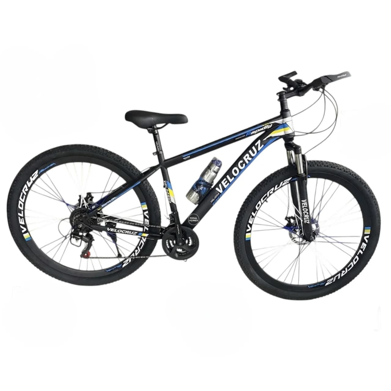 Dağ velosipedi Velocruz MTB, 29", qara/göy