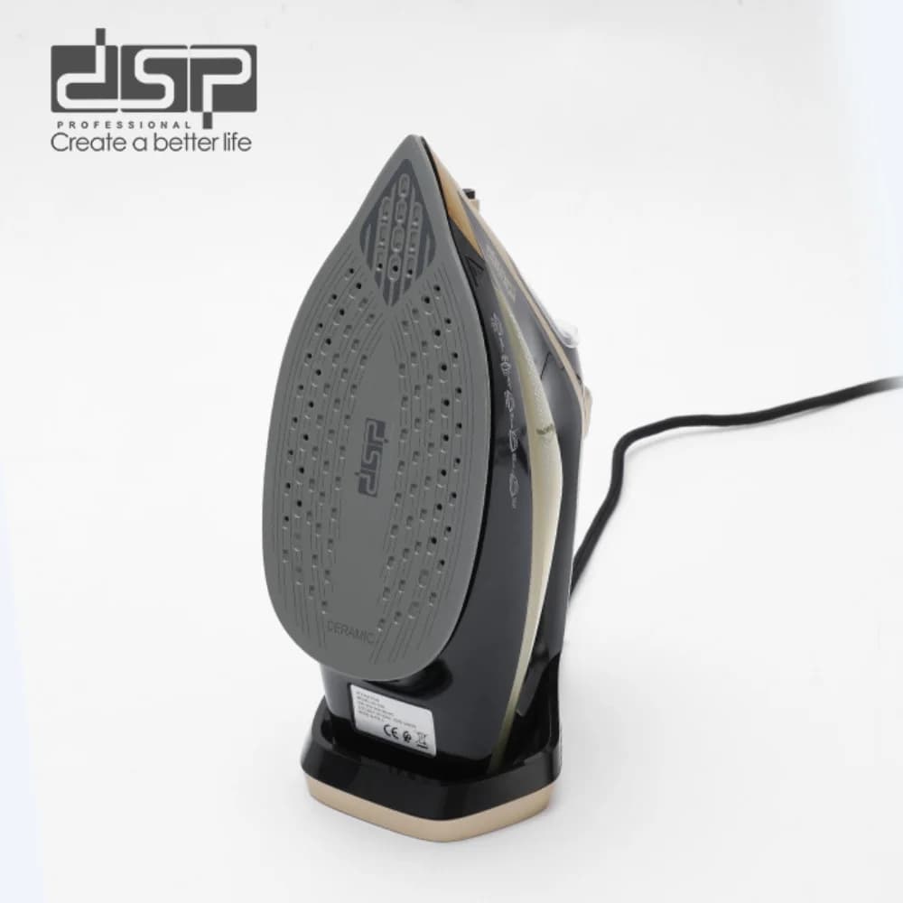 Ütü DSP keramika 2400 W sarı — şəkil 4