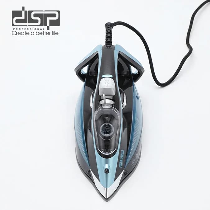 Ütü DSP KD1364 LRD keramika 2400 W mavi — şəkil 2
