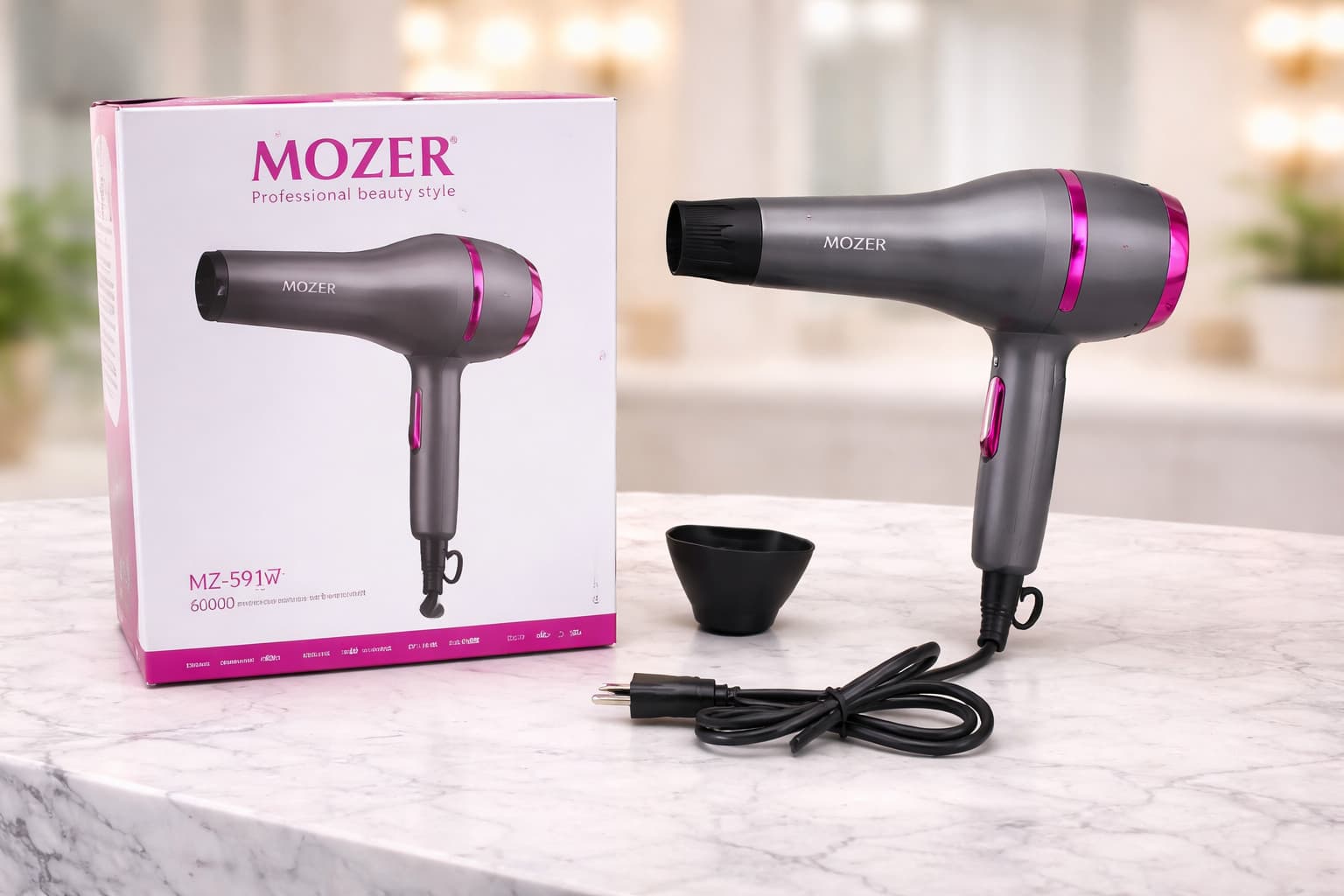 Fen Mozer MZ-5937 Gray 6000W — şəkil 2