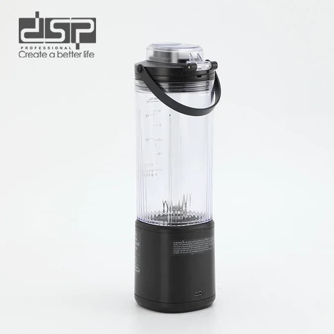 Blender DSP KJ2206 LRD, portativ, mexaniki, 0.4 L, qara — şəkil 3