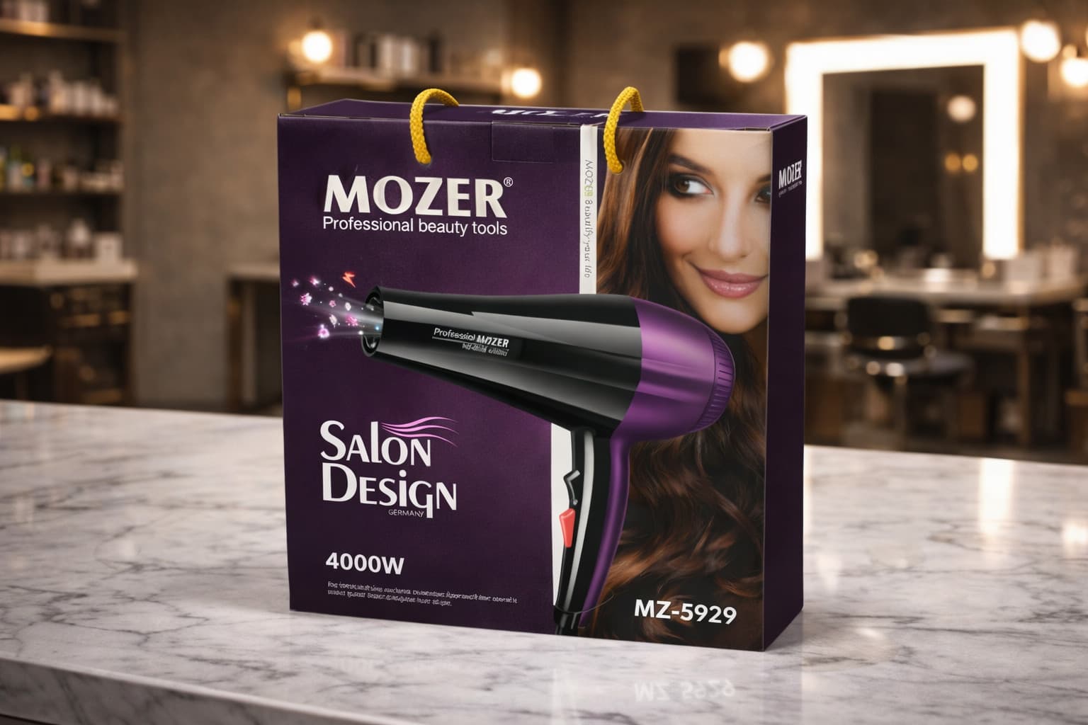 Fen Mozer MZ-5929, qara/bənövşəyi — şəkil 2