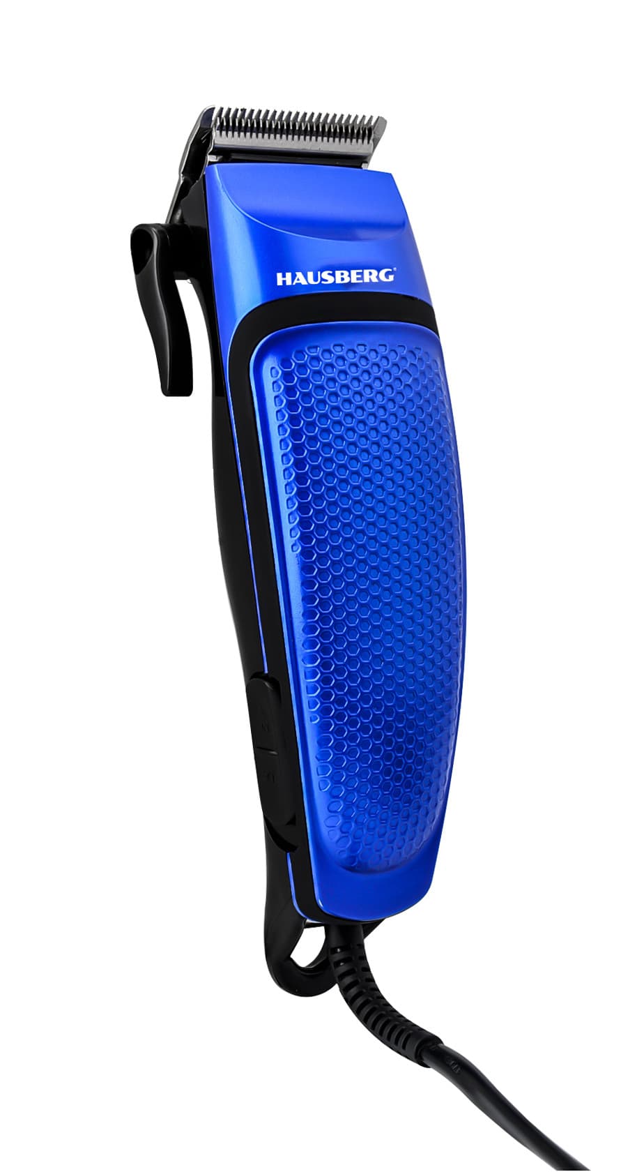 Saç qırxan maşın Hausberg HB-63 ELH, Saç kəsimi üçün universal cihaz, Şəbəkə 240V, Göy, 1 taxma