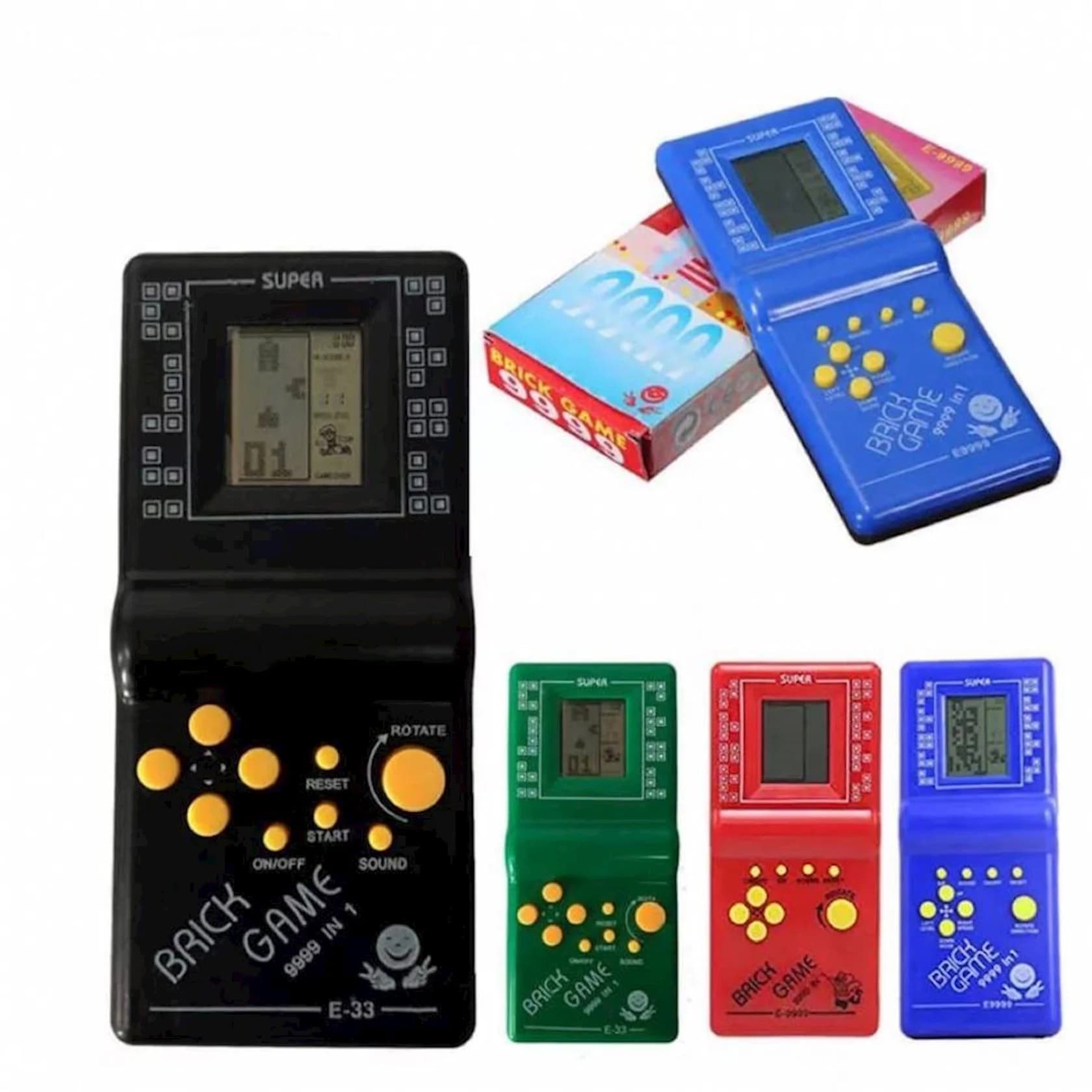Portativ oyun konsolu Tetris 9999-in-1, məhsul çeşiddə