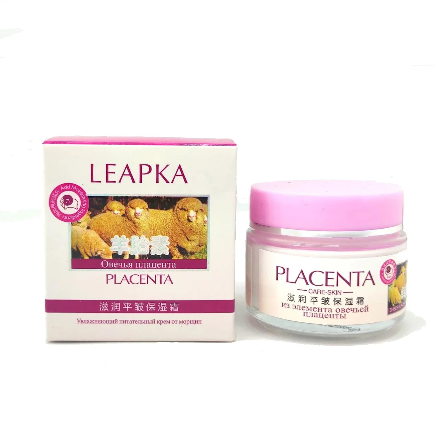 Nəmləndirici krem Leapka Placenta Qırışlara qarşı 80 ml