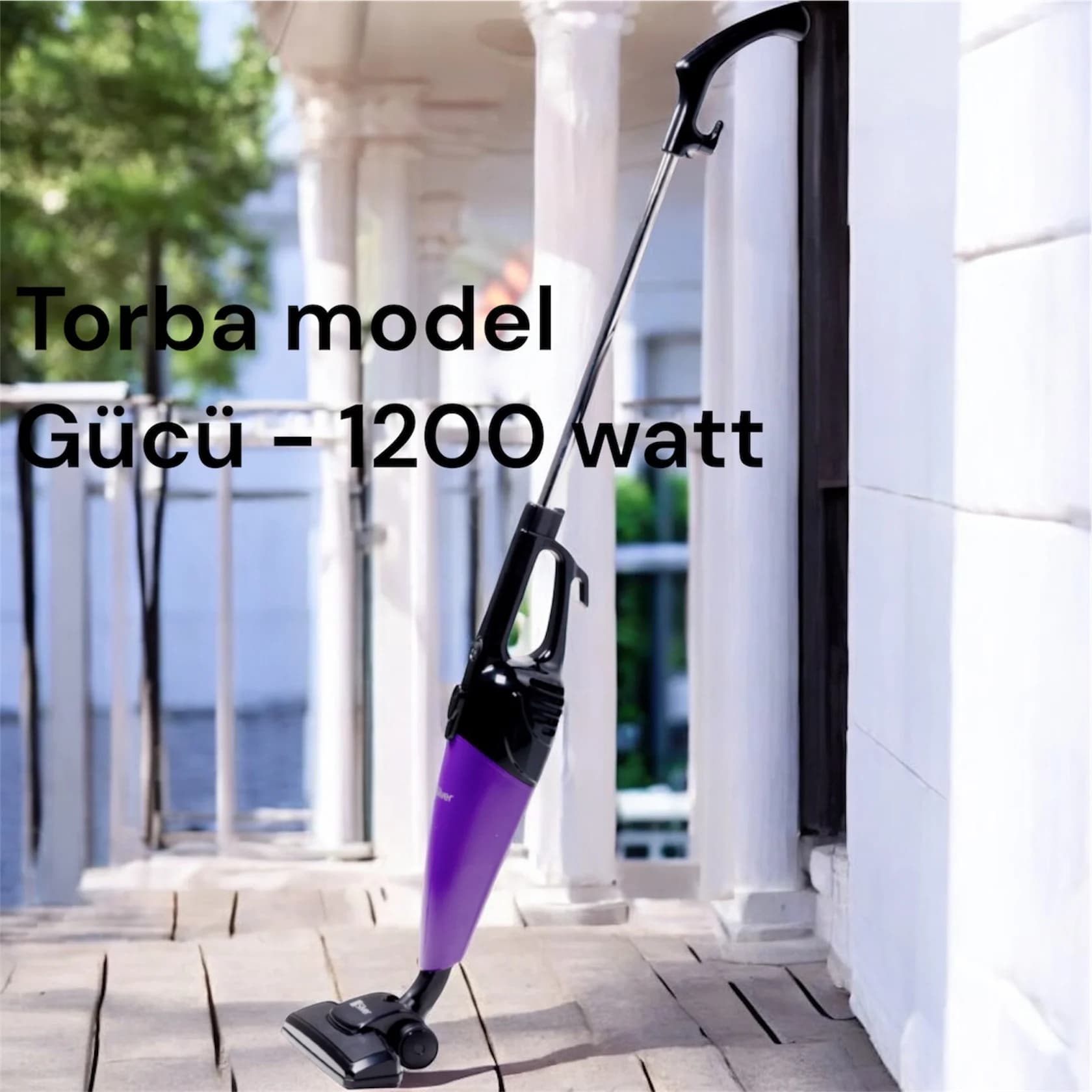 Vertikal tozsoran Power3001 Model 1200 Watt — изображение 2