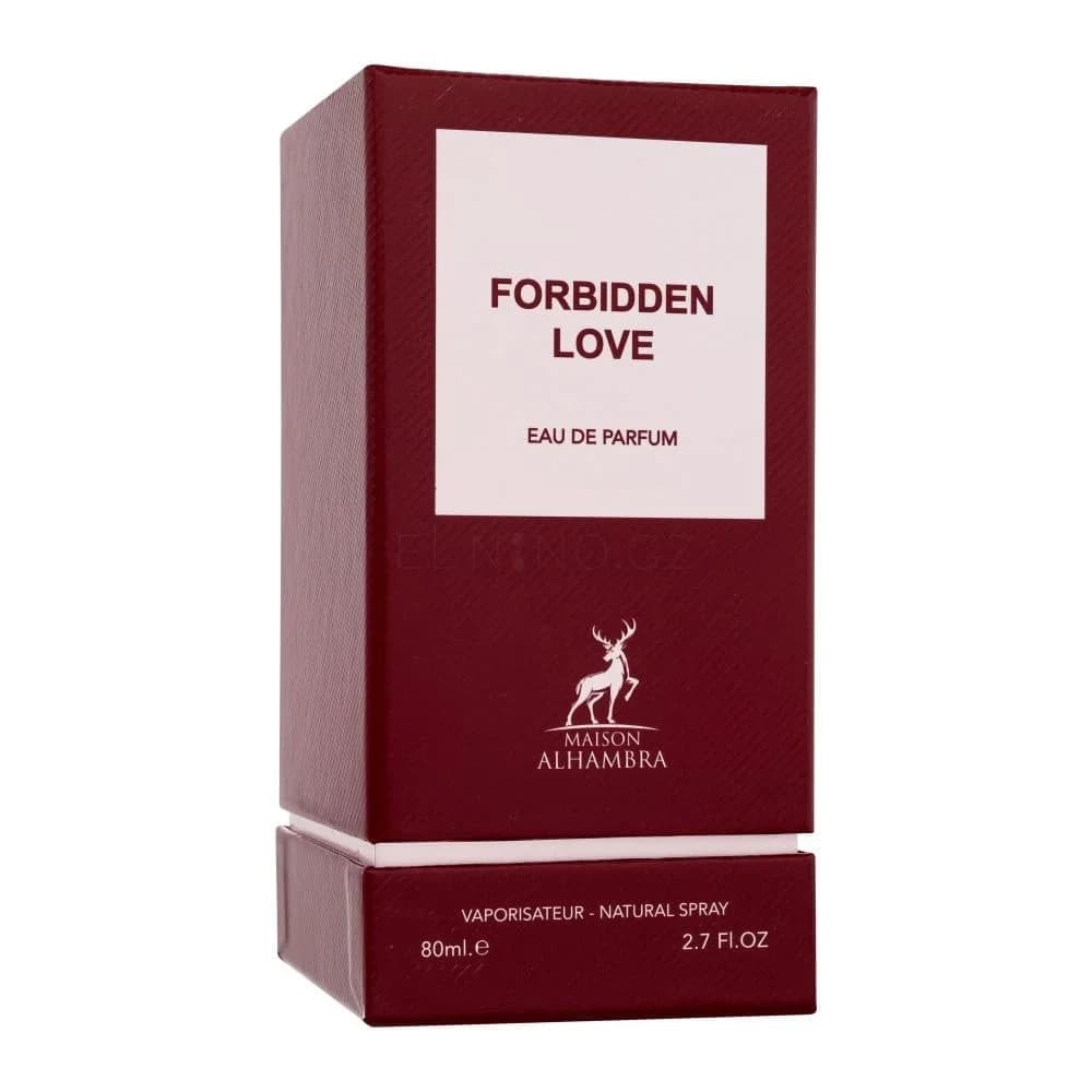 Maison Alhambra Forbidden Love uniseks ətir suyu 80 ml — şəkil 3