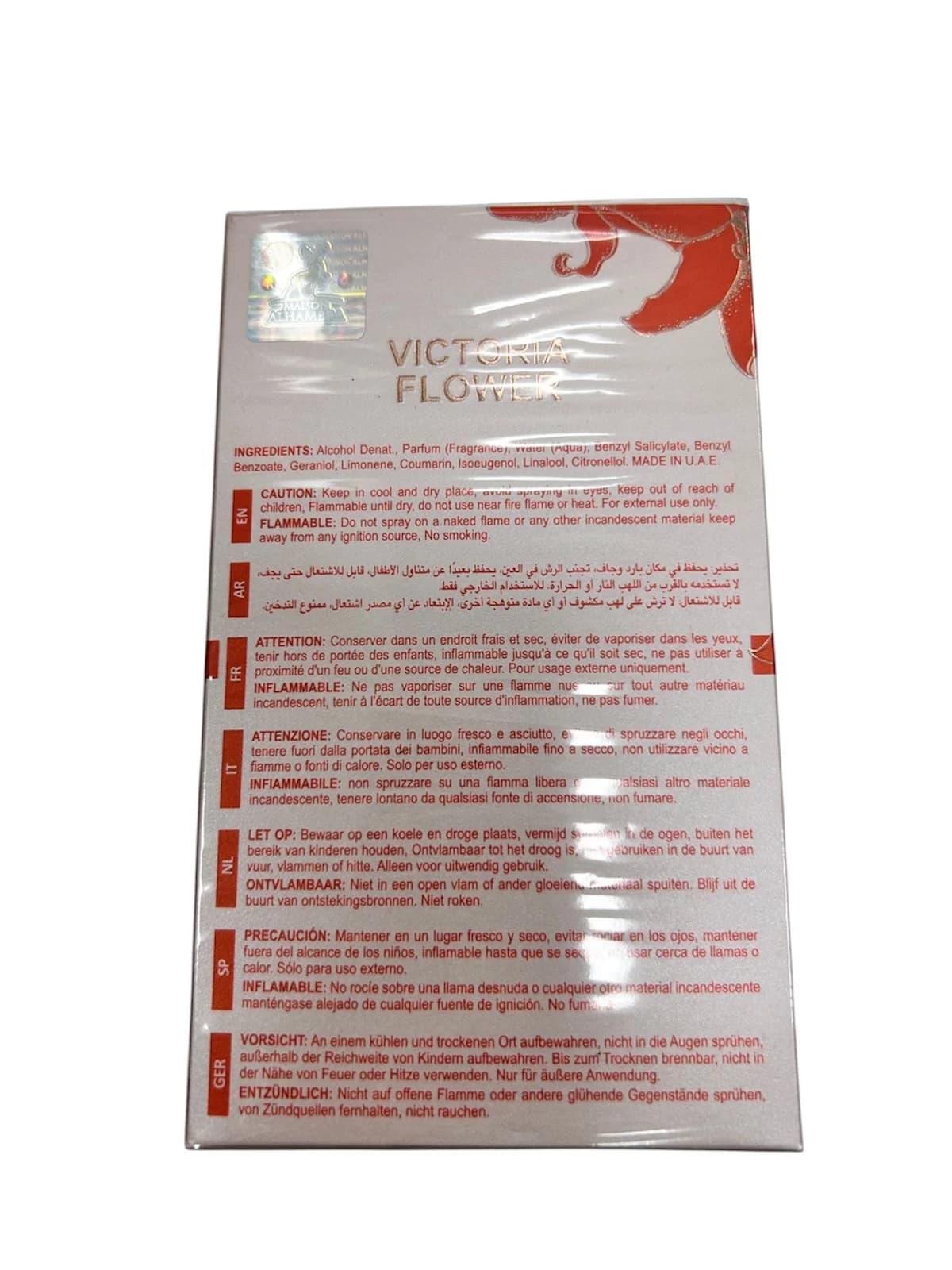 Alhambra Maison Victoria Flower Rose Lilium qadınlar üçün ətir suyu 100 ml — şəkil 2