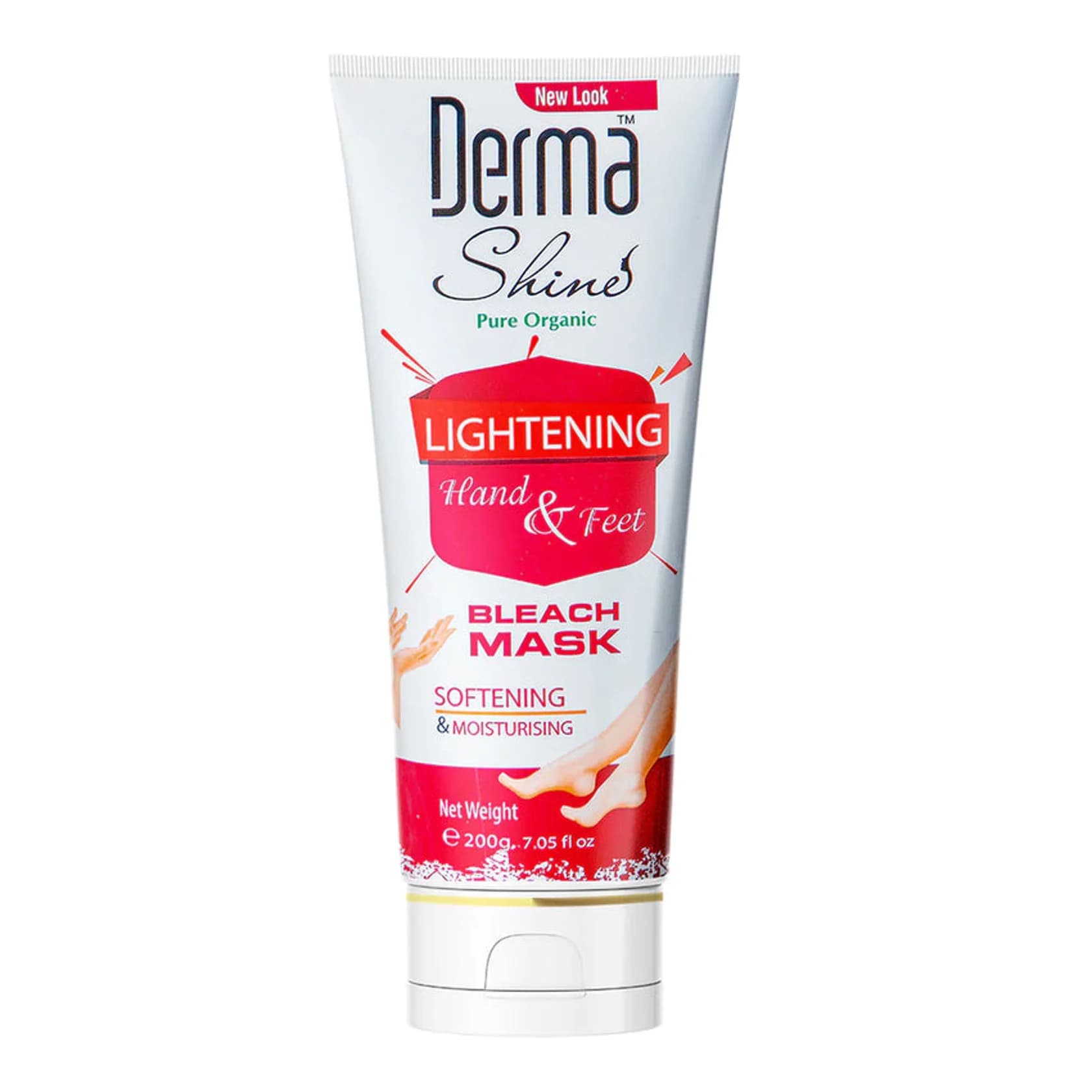 Əl və ayaq maskası Derma Shine Lightening Bleach 200 q