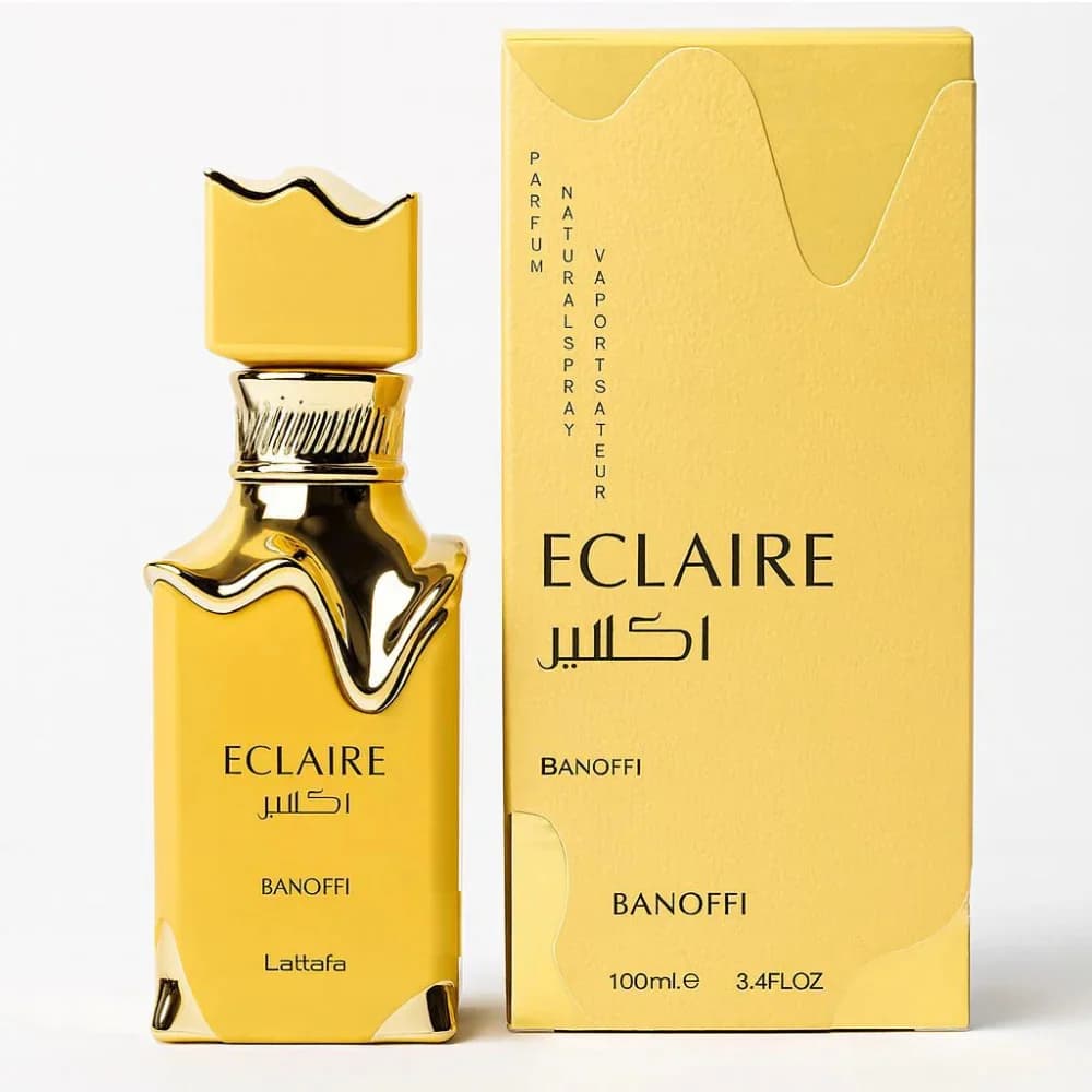 Lattafa Perfumes Eclaire Banoffi uniseks ətir suyu 100 ml — şəkil 4