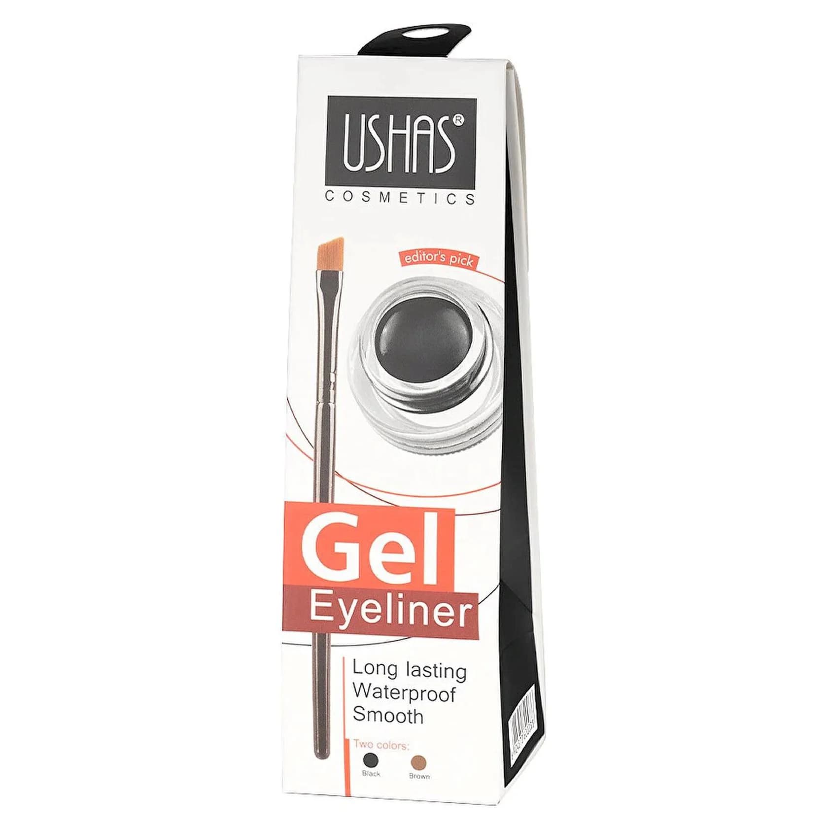 Göz üçün gel layner Ushas Cosmetics Longlasting Waterproof Smooth Brown — şəkil 3